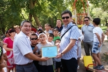 28-08-2013  New playground appeared in the Republican Children&#039;s &quot;Aksay&quot; hospital