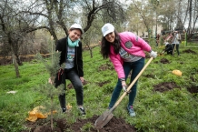 20-04-2018 Samsung employees planted trees on the territory of a children health camp